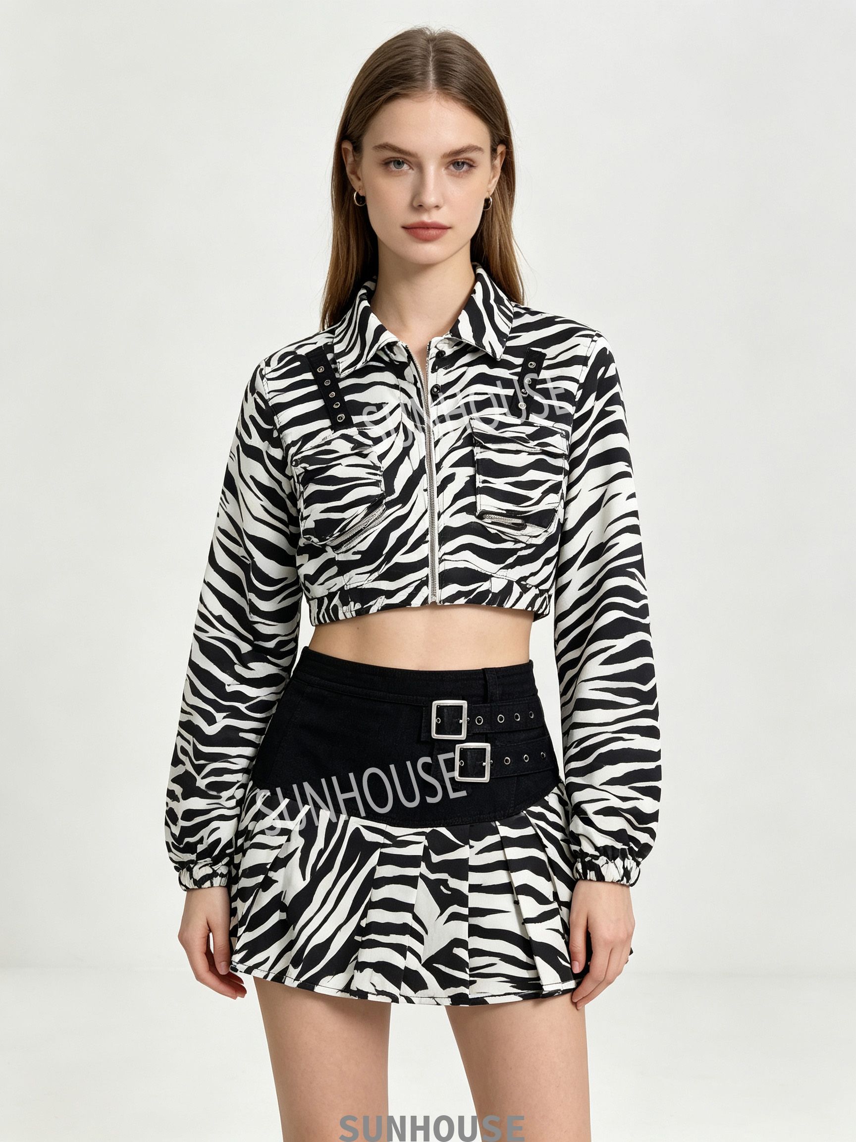 zebra print set
