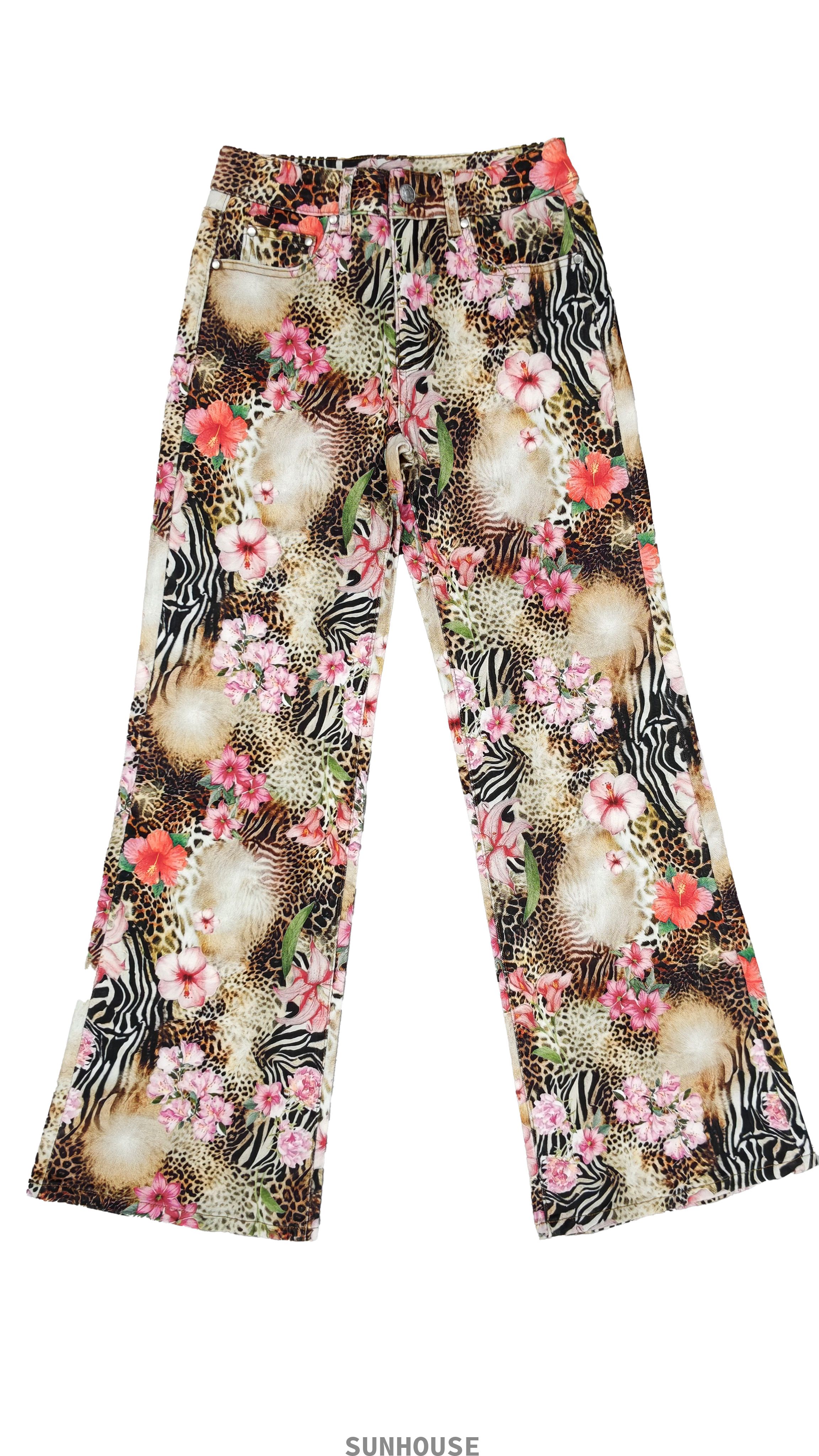  Leopard Print Trousers