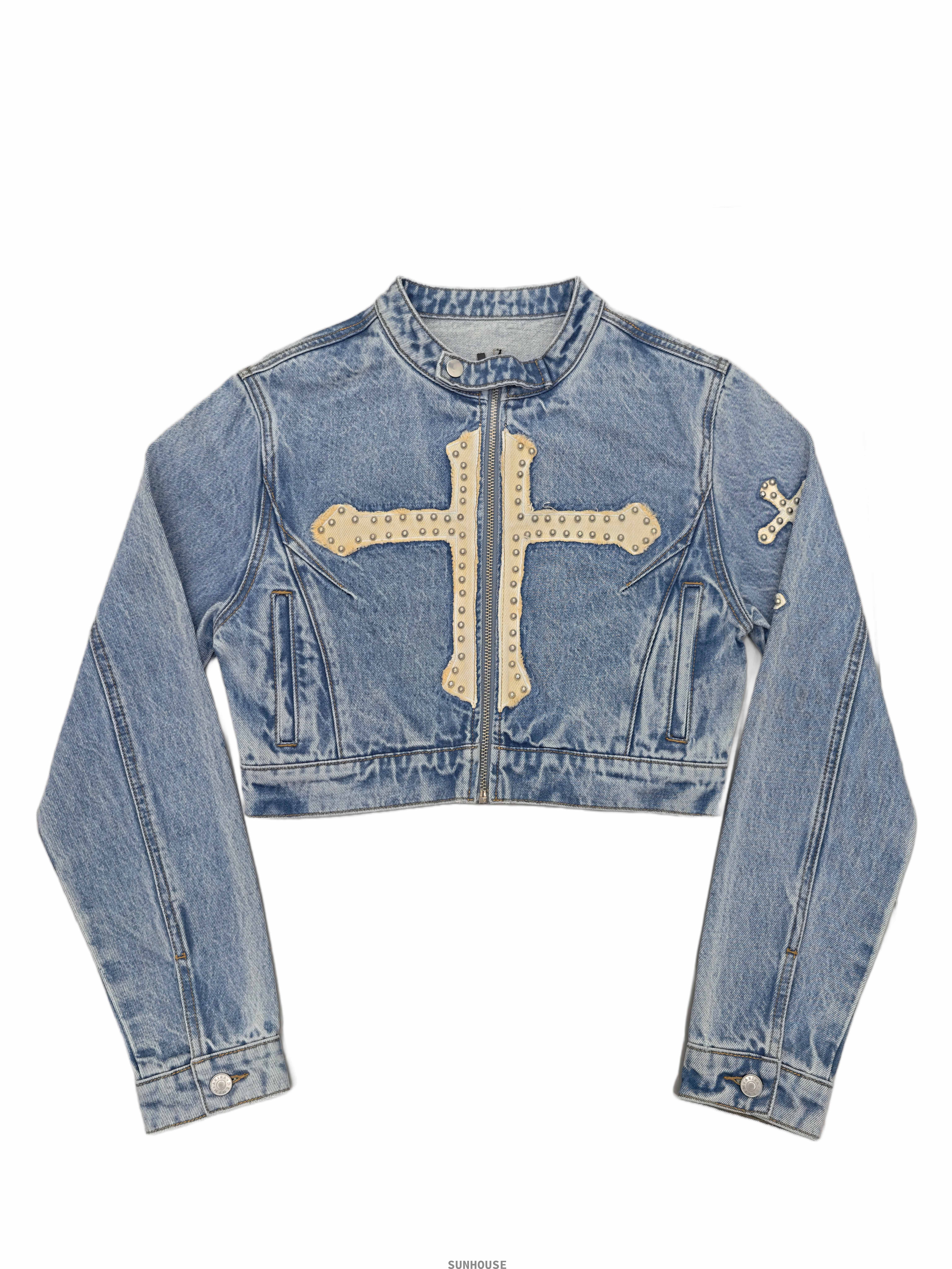 Cross denim set