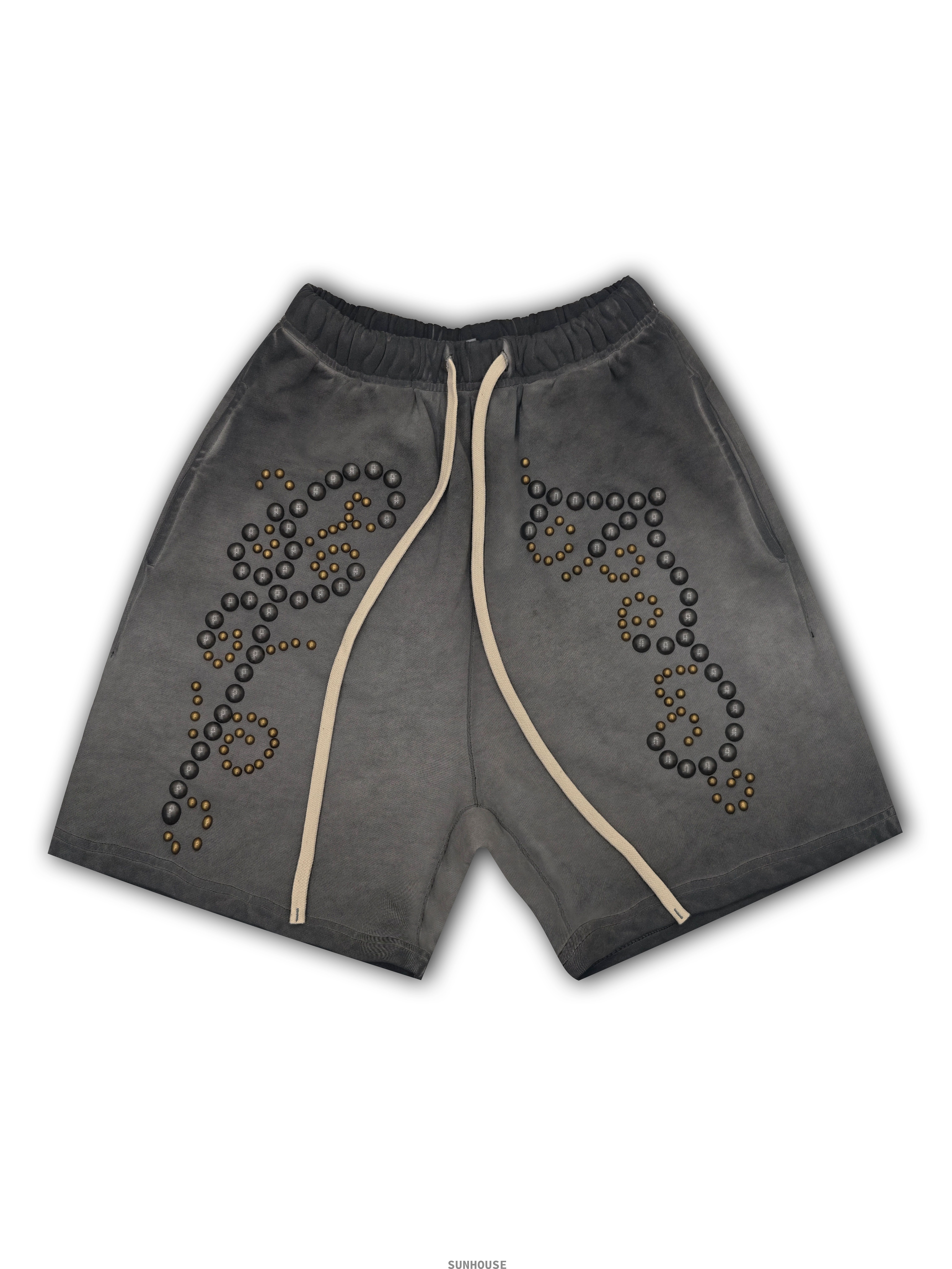 Grey Rivet Capri