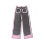 Pink washed denim