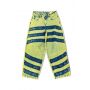 Fluorescent striped denim