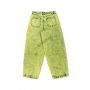 Fluorescent striped denim