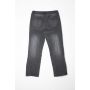 Art patch denim pant