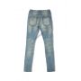 Swirl print skinny jeans