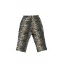 Skinny leopard print capri pants
