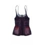 Burgundy overall dress