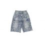 jacquard denim shorts