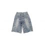 jacquard denim shorts