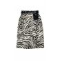zebra print long dress