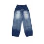 biue washed straight leg jeans
