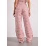  Red Stripe Floral Trousers