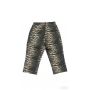 Skinny leopard print capri pants