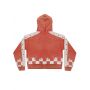 Vintage Orange Checkerboard Sweatshirt